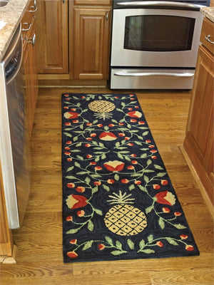 Pineapple Hooked Runner Rug by Park Designs - DL Country Barn