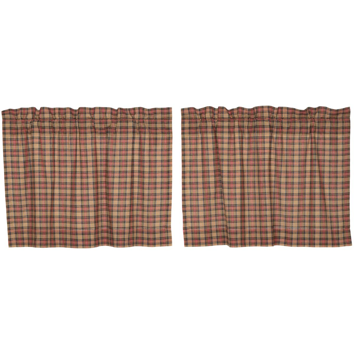 Crosswoods Tier Curtains (Choose Size)