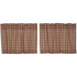 Crosswoods Tier Curtains (Choose Size)