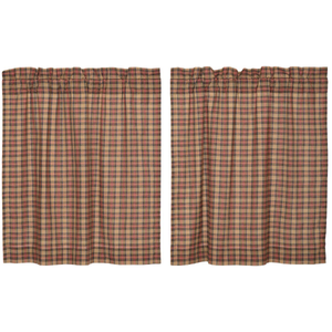 Crosswoods Tier Curtains (Choose Size)