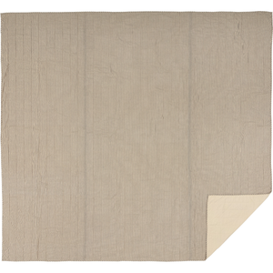 Sawyer Mill Charcoal Ticking Coverlet (Choose Size)