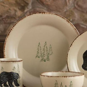 Rustic Retreat Dinnerware Set - 16pc Set