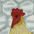 Break of Day Rooster Hooked Pillow