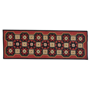 Folk Star Hooked Rug Runner 24x72 by Park Designs - DL Country Barn