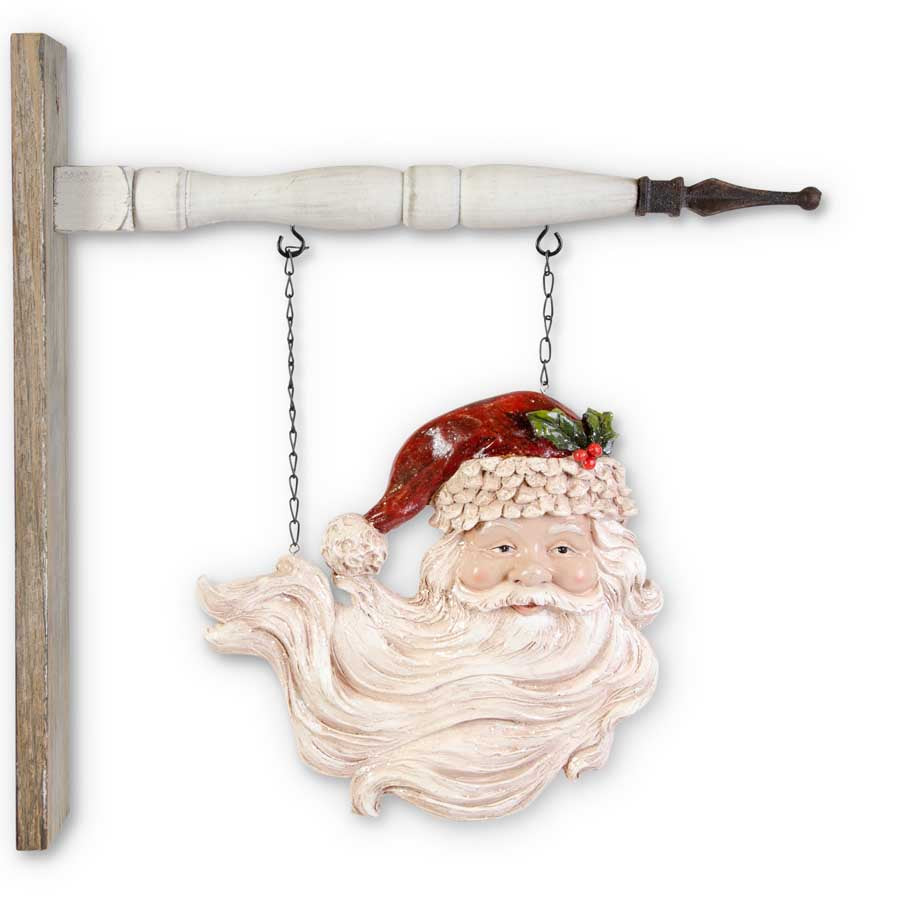 Santa Head Arrow Replacement Sign by K&K Interiors