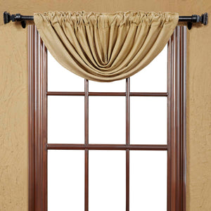 Burlap Natural Balloon Valance 15x60