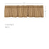 Burlap Natural Valance 16x72