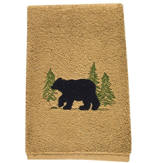 Black Bear Terry Towel by Park Designs - DL Country Barn