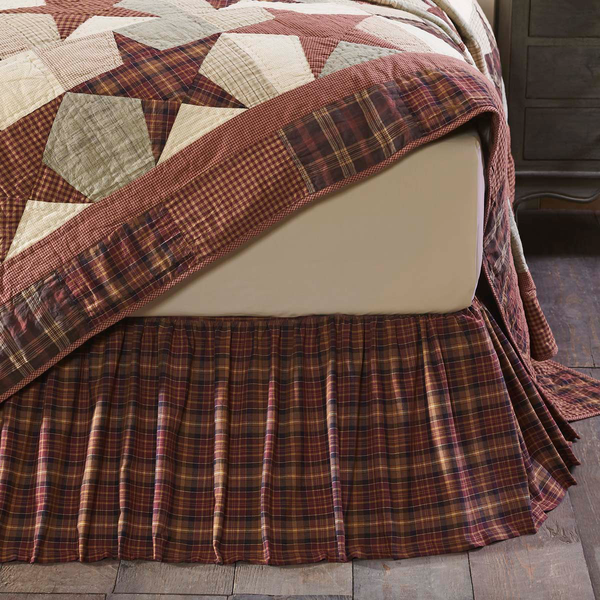 Grace Quilts Farmhouse Patchwork Quilt – 100% Cotton Block Pattern VHC Brands