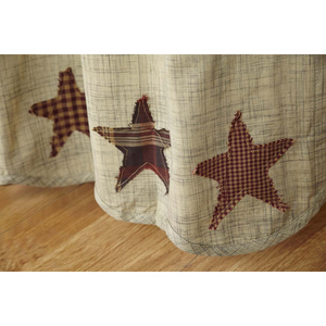 Abilene Star Panel Curtains -(close up)