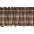 Dawson Star Plaid Scalloped Valance
