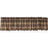 Dawson Star Plaid Scalloped Valance