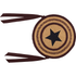 Potomac Appliqué Star Jute Chair Pad - Set of 6