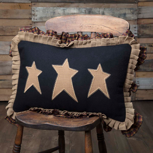 Heritage Farms Primitive Stars Pillow 14x22