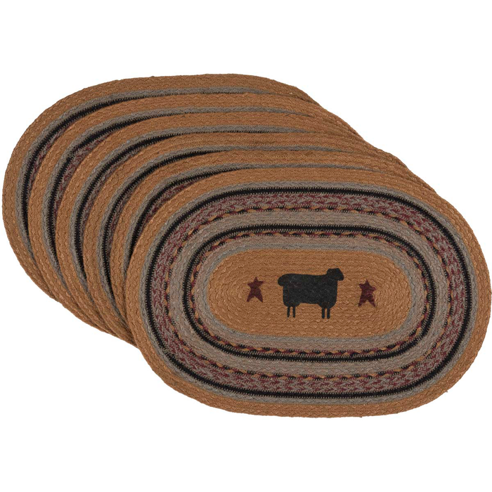 Heritage Farms Sheep Jute Placemat (Set of 6)