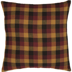 Heritage Farms Primitive Check Fabric Pillow 16 inch