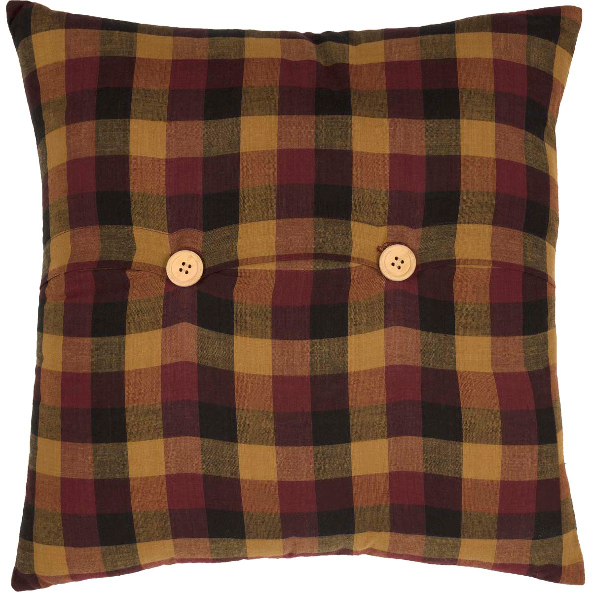 Heritage Farms Primitive Check Pillow - 16x16