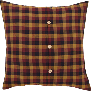 Heritage Farms Primitive Check Fabric Euro Sham 26x26