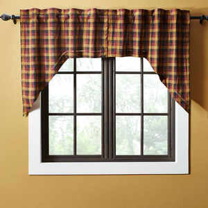 Heritage Farms Primitive Check Swag Curtains