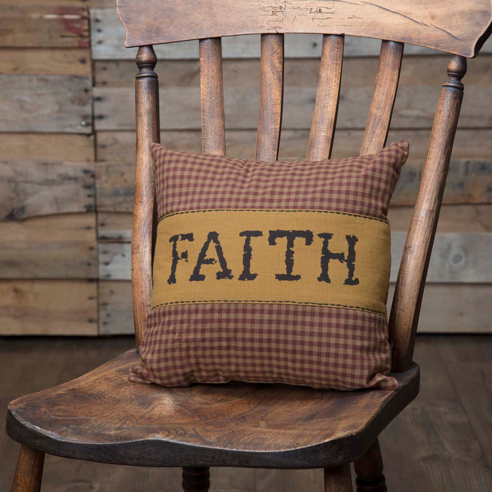 Heritage Farms "Faith" Pillow 12 inch
