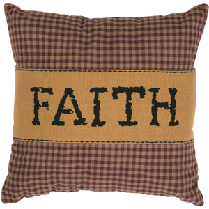 Heritage Farms "Faith" Pillow 12 inch