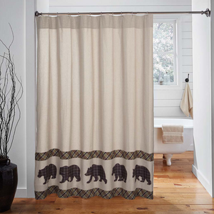 Wyatt Bear Shower Curtain