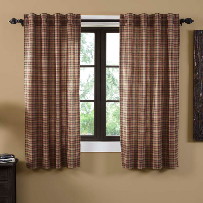 Crosswoods Short Panel Curtains 63"L