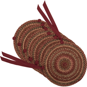 Cider Mill Jute Chair Pad - Set of 6