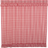 Annie Buffalo Check Red Ruffled Shower Curtain