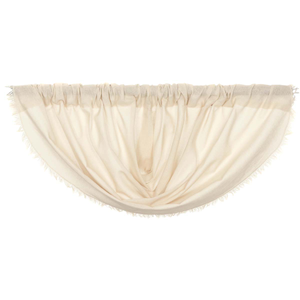 Tobacco Cloth Natural Balloon Valance