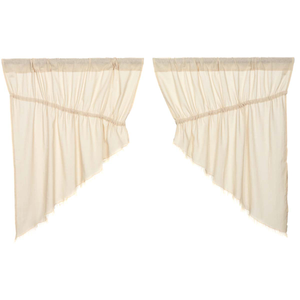 Tobacco Cloth Natural Prairie Swag Curtain