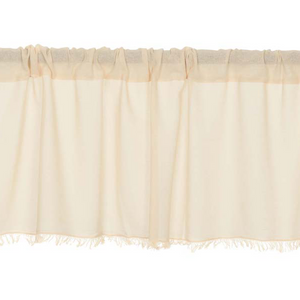 Tobacco Cloth Natural Valance (Choose Size)