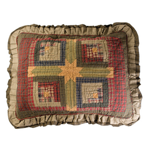 Tea Cabin Pillow Sham | VHC Brands