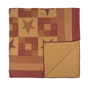 Ninepatch Star Quilt (Choose Size)