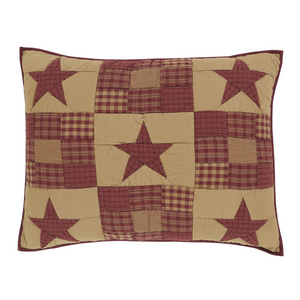 Ninepatch Star Pillow Sham (Choose Size)