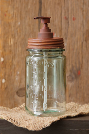 Canning Jar with Pump