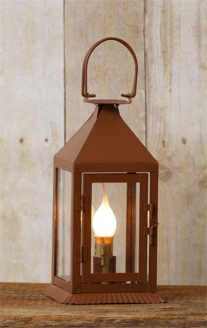 Lantern Style Rusty Lamp