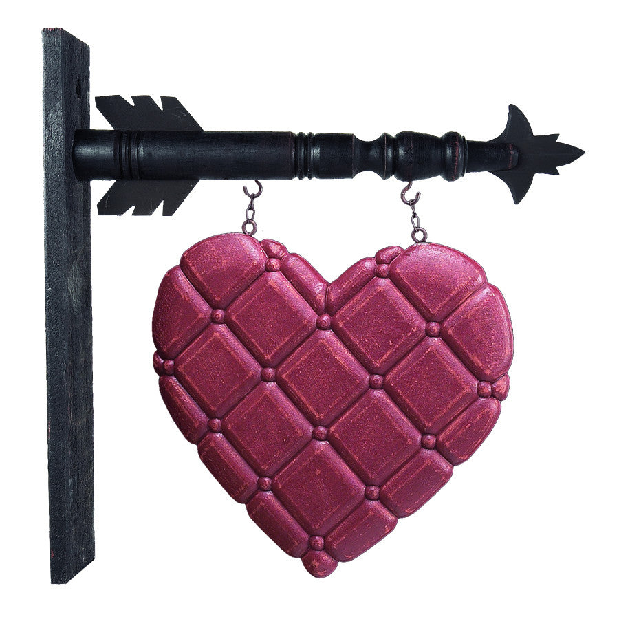 Criss Cross Heart Arrow Replacement Sign