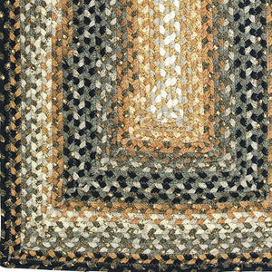 Cocoa Bean Cotton Braided Rug by Homespice - DL Country Barn