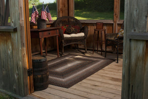 Driftwood Ultra Durable Braided Rug by Homespice - DL Country Barn