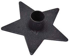 Iron Star Candle Holder - QTY 2