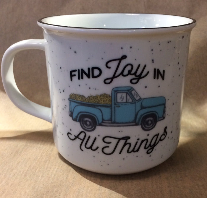 "Find Joy" Vintage Mug
