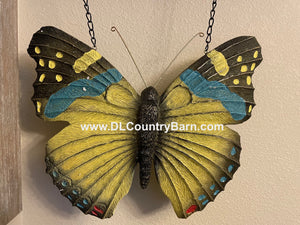 Black, Blue & Yellow Butterfly Arrow Replacement Sign