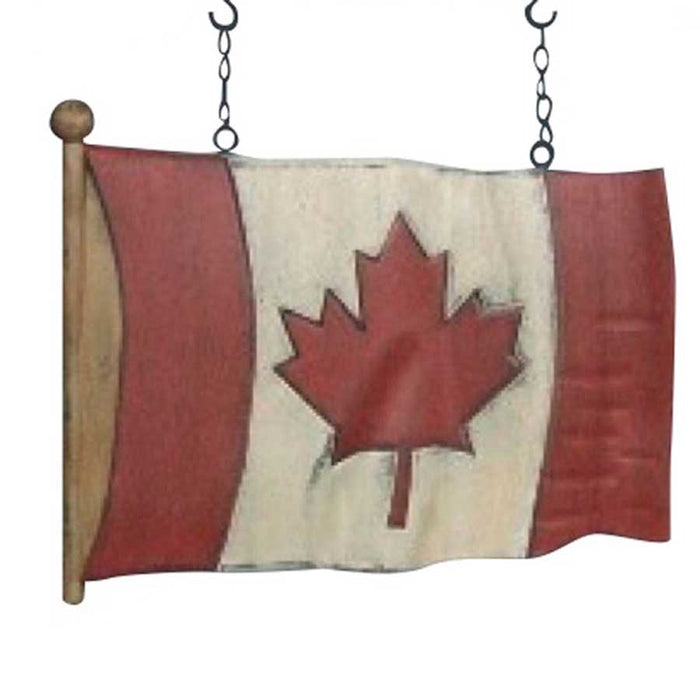 Canadian Flag Arrow Replacement Sign - SOLD AS IS