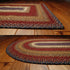 Log Cabin Step Cotton Braided Rug