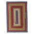 Log Cabin Step Cotton Braided Rug