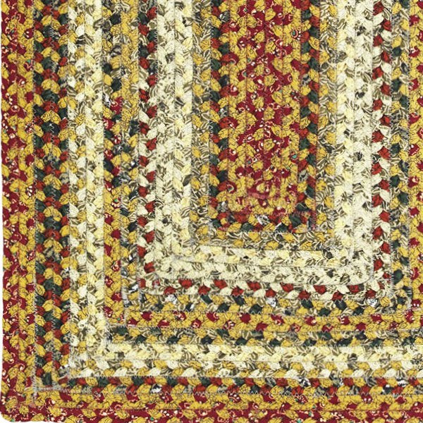 Pumpkin Pie Cotton Braided Rug | Country Primitive Braided Rug by ...