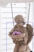 Tan Resin Cherub Arrow Replacement Sign