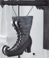 Black Resin Witch Boots Double Sided Arrow Replacement Sign