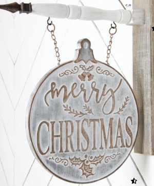 Metal Merry Christmas Arrow Replacement Sign